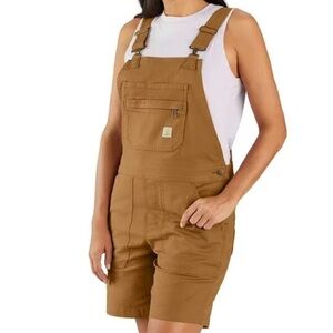 Carhartt Brown Short Overalls